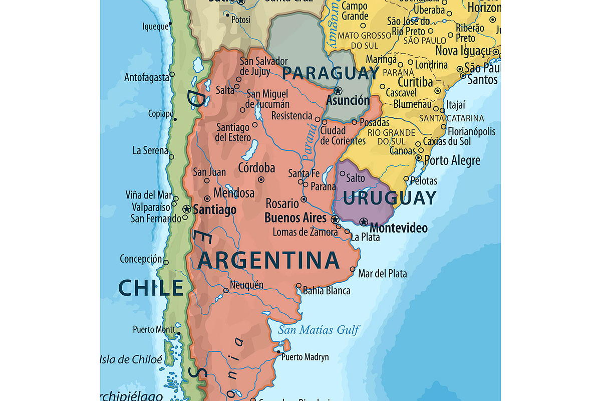 World Map - Highly Detailed Vector, a Graphic by PorcuPen Works (Photo 6 of 6)