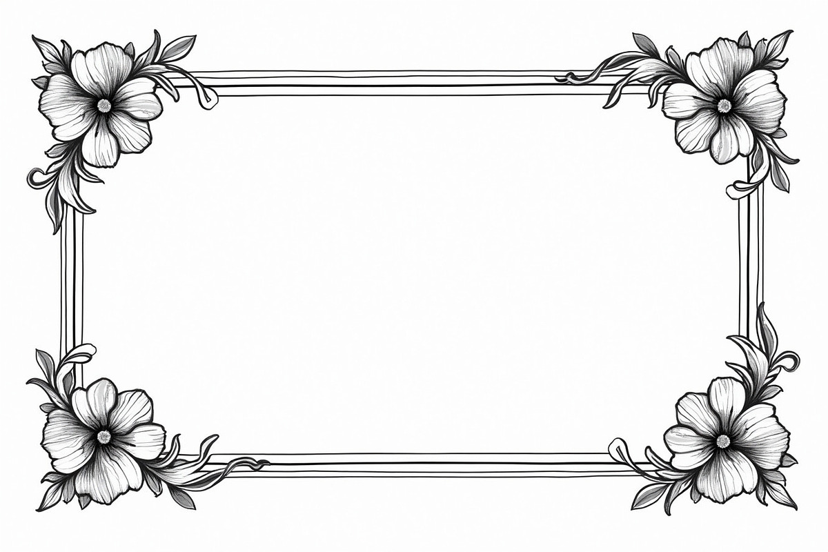Ornate Frame Vector Set, an Illustration by BIPLOB EXPERT (Photo 3 of 9)
