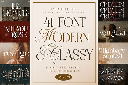 SALE! Modern & Classy Serif Font