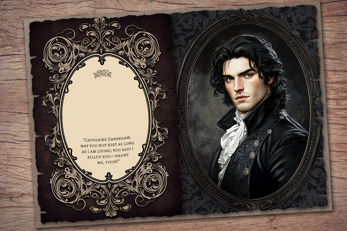 Wuthering Heights Scrapbook Kit, a Person Illustration by Secret Helper (Photo 6 of 8)