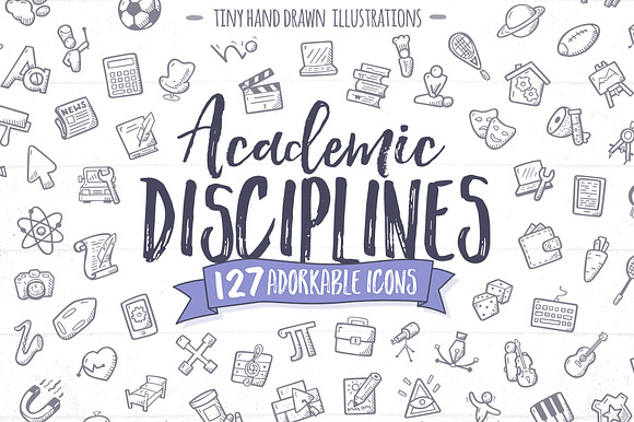 Academic Disciplines Education Icons