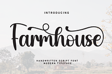 Farmhouse | Script Font