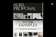 AURA | Brand Proposal GSL Template, a Presentation Template by Work_Stock (Thumbnail 1 of 9)