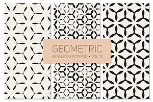 Geometric Seamless Patterns Set 12