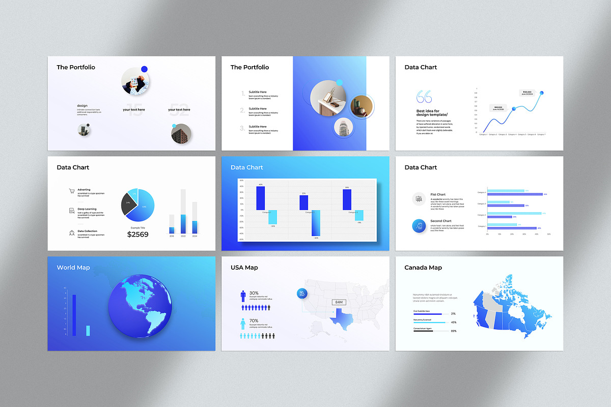 The X - Powerpoint Template, a Presentation Template by creathrivestudio (Photo 9 of 11)