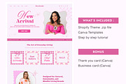 Pink Feminine Fashion Shopify Theme, a Shopify Template by Sky and Stars (Thumbnail 4 of 6)