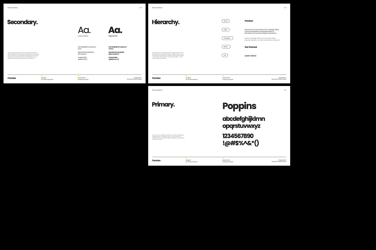 Brand Guidelines Bundle 3 in 1, a Presentation Template by Creatorism (Photo 9 of 14)