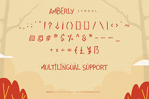 Amberly - Display Font