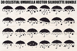Celestial Umbrella Bundle, an Illustration by yasushie