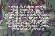 Arlians - Graffiti Font, a Handwritten Font by tebaltipislab (Thumbnail 5 of 8)