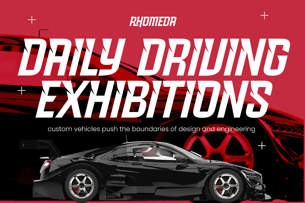 Chiteror Futuristic Display Font, a Sans Serif Font by timelesstype.co (Photo 2 of 20)