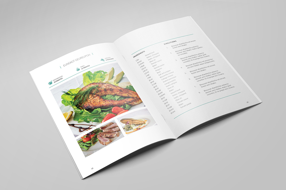 A5 Recipe Book II, a Brochure Template by Bookrak Graphic Design (Photo 10 of 13)