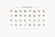 112 icons /farm/gardening/apiculture, an Outline Icon by alekseiderin (Thumbnail 6 of 8)