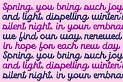 BLUE CORVETTE Monoline Script Font, a Script Font by Blush Font Co. (Thumbnail 2 of 5)