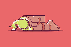 Lazy Astronaut!