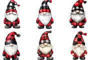 Kawaii Christmas Gnome Black Gnome, an Illustration by CraftArtStudio (Thumbnail 2 of 6)