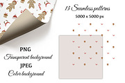 Cute Christmas Penguins Clipart Set, a Seasonal Illustration by ZabolotnaArt (Thumbnail 3 of 6)