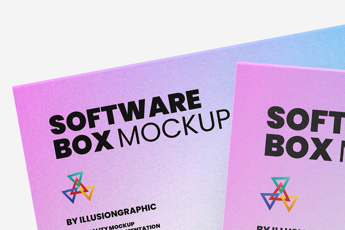 Software Box Mockup - 13 Views, a Packaging Mockup by Illusiongraphic (Photo 16 of 27)