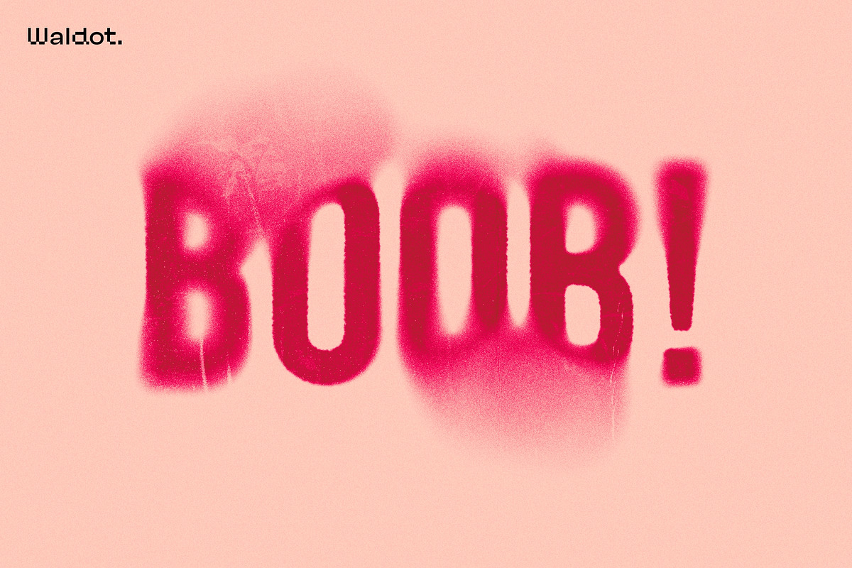 Faded print text, a Layer Style Add-On by Waldot (Photo 1 of 6)