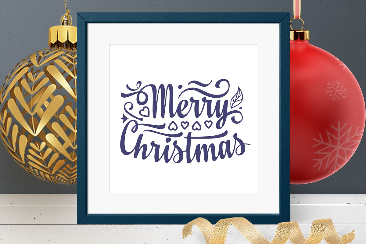 Christmas lettering svg, an Object Graphic by Zoya Miller (Photo 7 of 10)