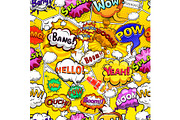 Seamless comic book page pattern, a Pattern Graphic by Yayasya (Thumbnail 1 of 3)