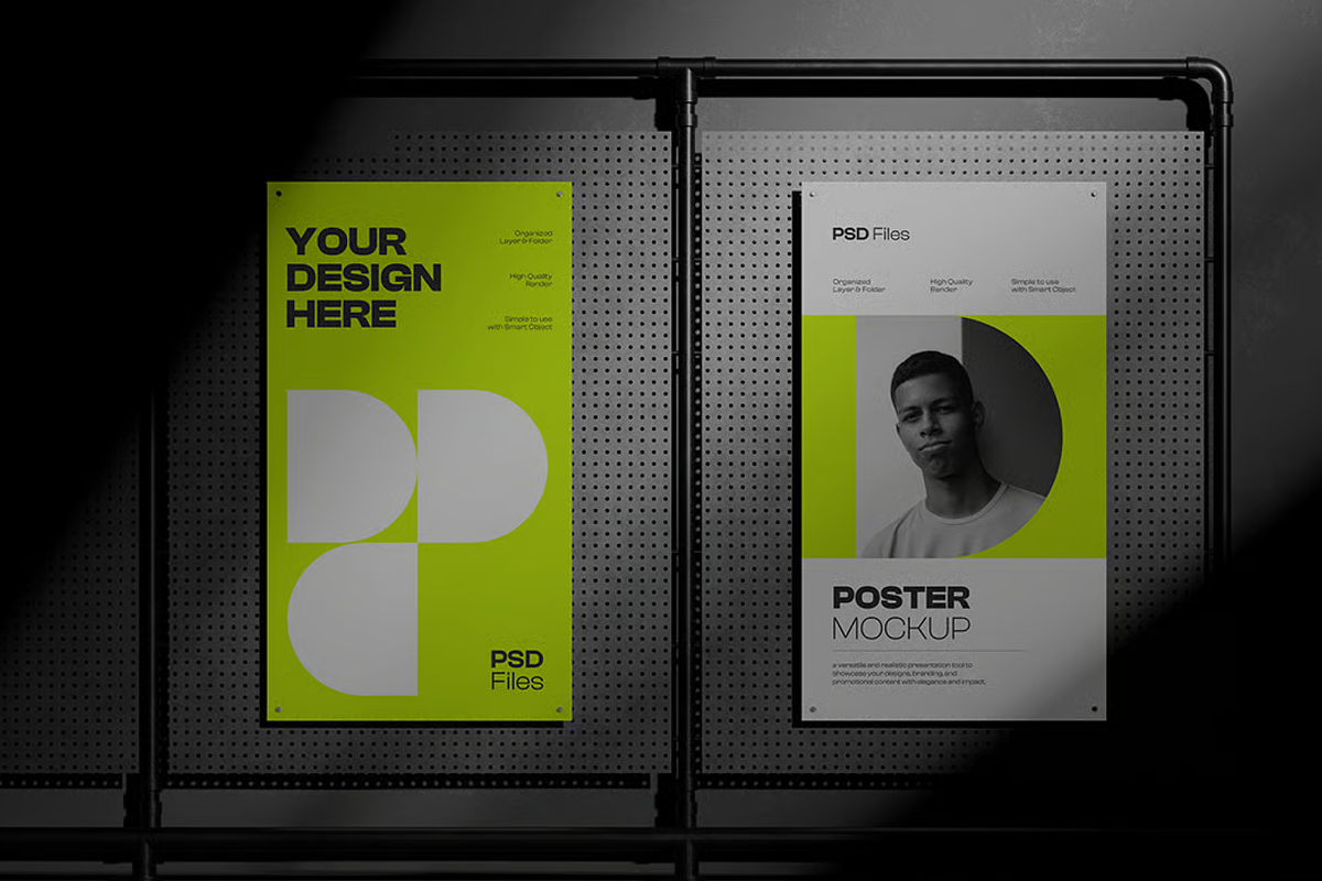 Poster Mockup - Minimal Wall Frame, an Advertising Mockup by graphicsauce (Photo 4 of 4)