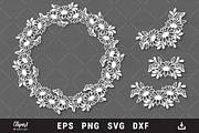 Sunflower wreath border & corner SVG, an Object Graphic by ClipartMuchLove (Thumbnail 6 of 8)