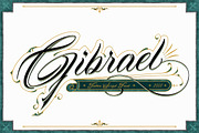 Gibrael, a Script Font by TRF Fonts (Thumbnail 1 of 9)