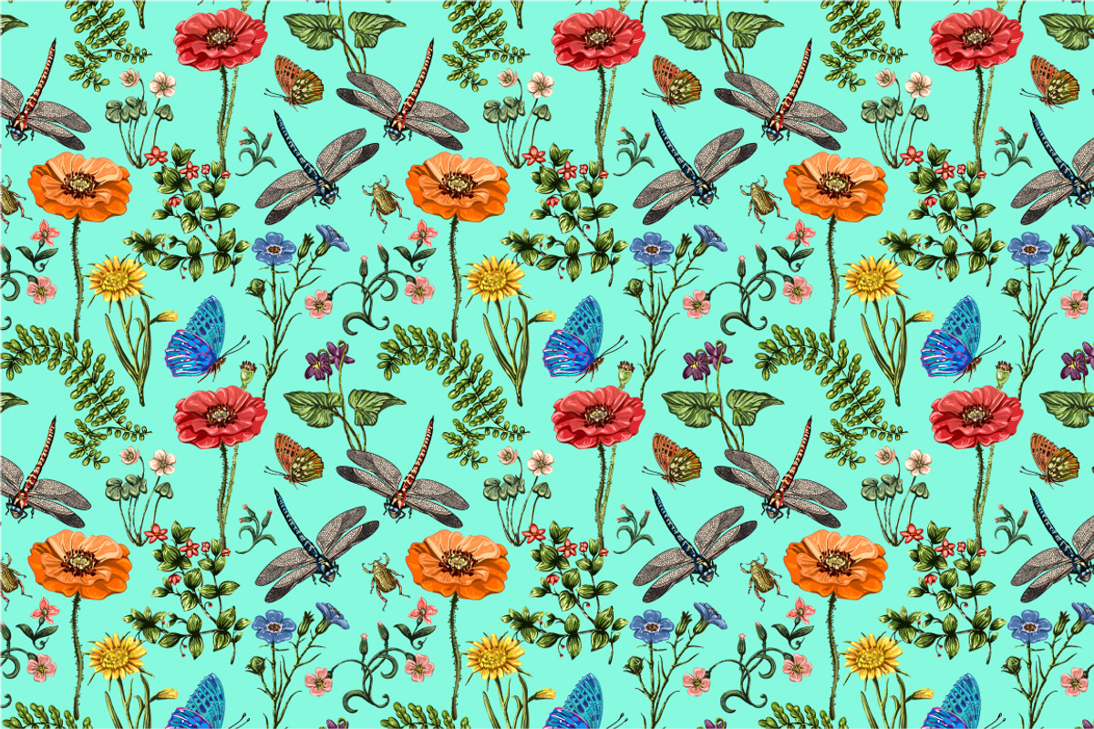 6 Seamless patterns in vintage style, a Pattern Graphic by Sunny_Lion (Photo 3 of 7)