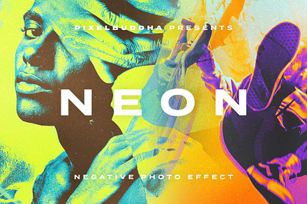 Neon Negative Photo Effect, a Layer Style Add-On by pixelbuddha.net