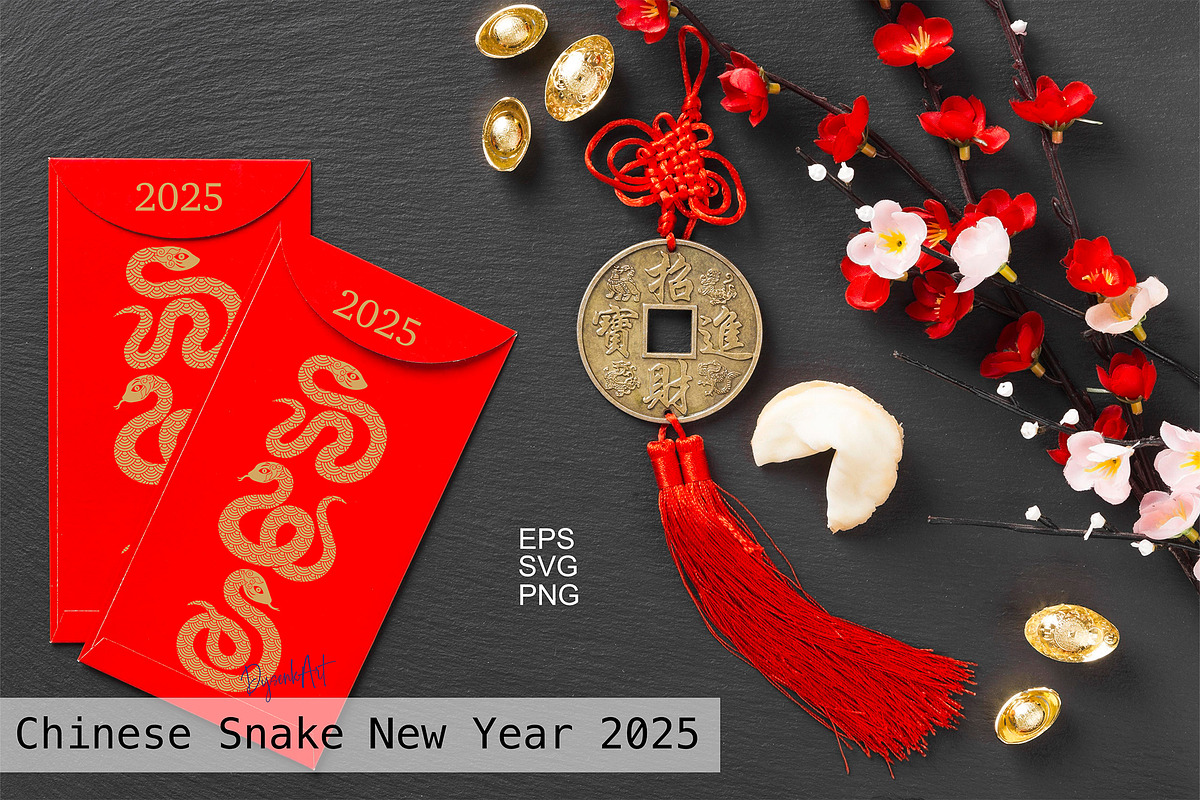 Chinese Snake New Year 2025, an Animal Illustration by DysenkaArt (Photo 2 of 4)