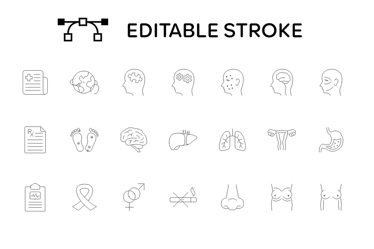 Medical and Healthcare Icons, a Solid Icon by minhm2m (Photo 6 of 6)