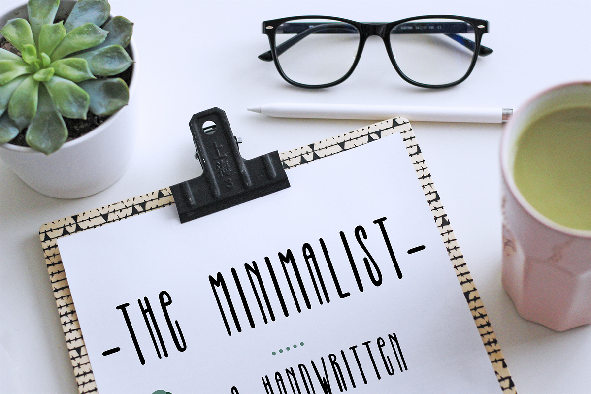THE MINIMALIST - skinny tall font preview 3