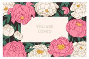 Floral wedding card backgrounds set, a Decorative Illustration by Good Studio (Thumbnail 7 of 10)