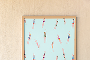 Swimmers in the pool pattern, a Pattern Graphic by bigmomentsdesign (Thumbnail 9 of 13)