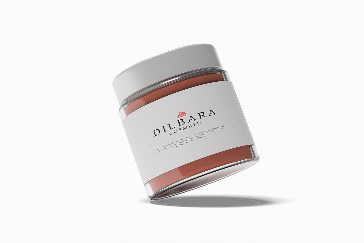 Cosmetic Jar Mockup, a Packaging Mockup by suciamairastd (Photo 4 of 6)
