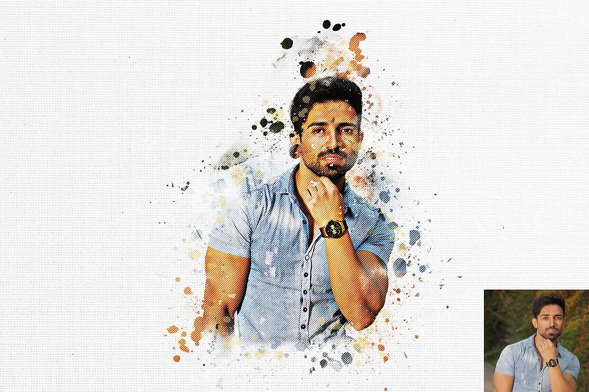 Paint Splatter Effect Ps Action, an Action Add-On by Studio Retouch (Photo 15 of 17)