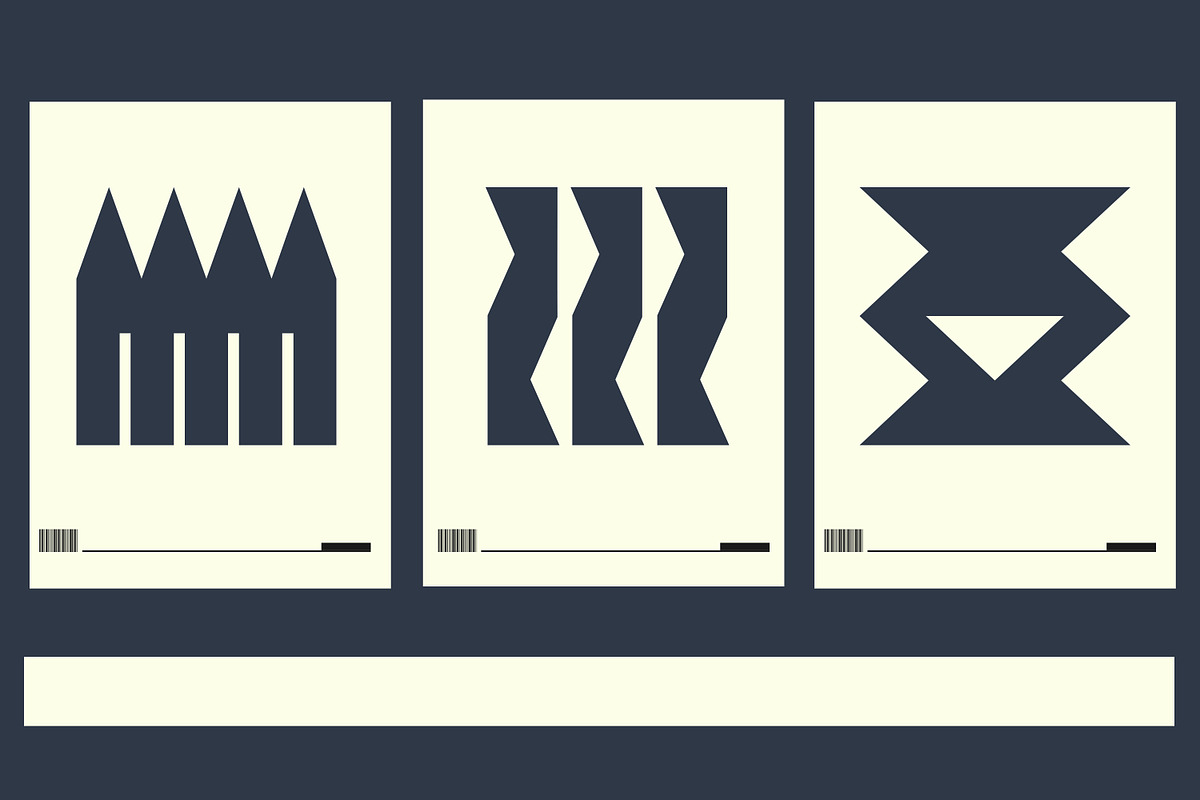 Geometric Logo Template Vol 9, a Solid Icon by Tekuni (Photo 7 of 10)