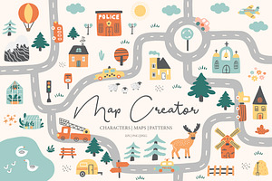 Children's map creator