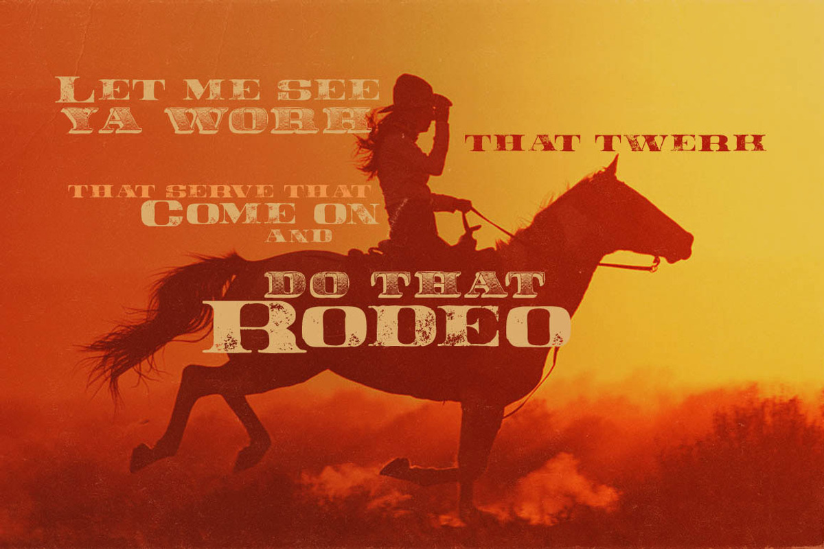 Rodeo Typeface preview 3