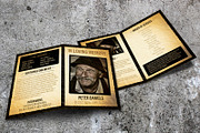Old Style Funeral Program, a Brochure Template by Visual Impact (Thumbnail 2 of 5)