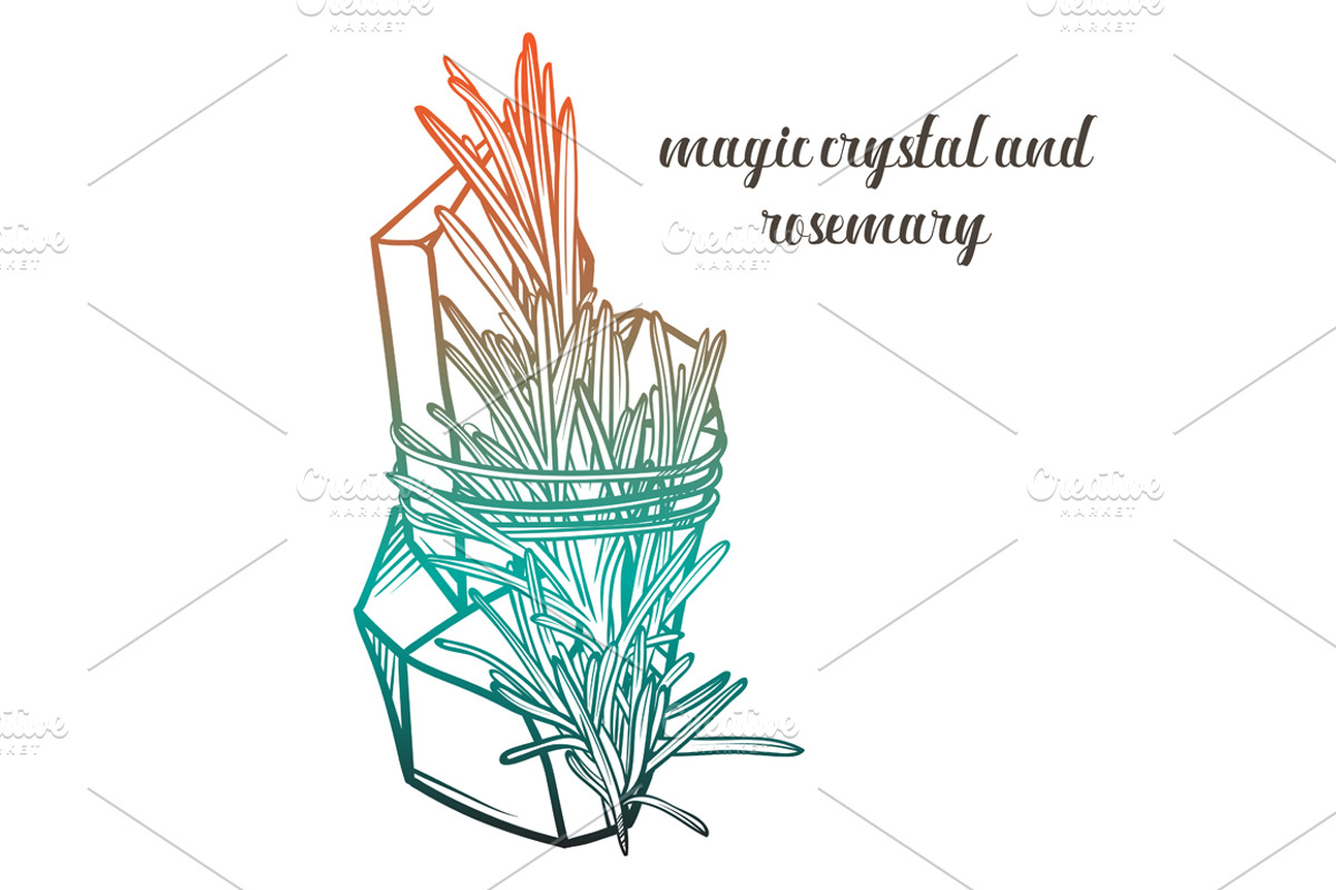 magic crystals, an Illustration by Vavavka (Photo 4 of 11)