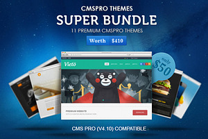 CMS Pro Premium Themes Super Bundle