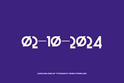 CAROLINIA MODERN BRANDING FONT 2026, a Sans Serif Font by HyperFluro (Thumbnail 7 of 8)