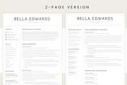 Clean, Simple, Minimalist Resume, a Resume Template by MondaySpark (Thumbnail 5 of 7)