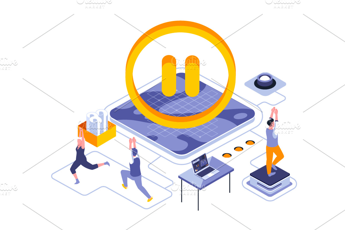 Isometric 3D Illustrations, a Finance Illustration by alexdndz (Photo 17 of 26)