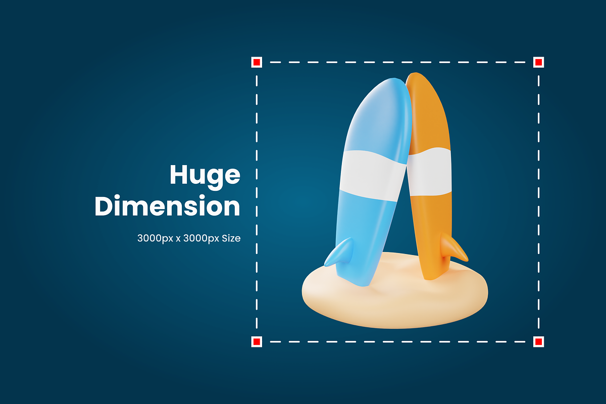 3D Holiday Illustration, an Object 3D Model by SLAB! Design (Photo 2 of 4)