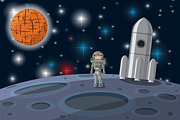Cosmos, planets and stars., a Technology Illustration by katykin (Thumbnail 5 of 11)