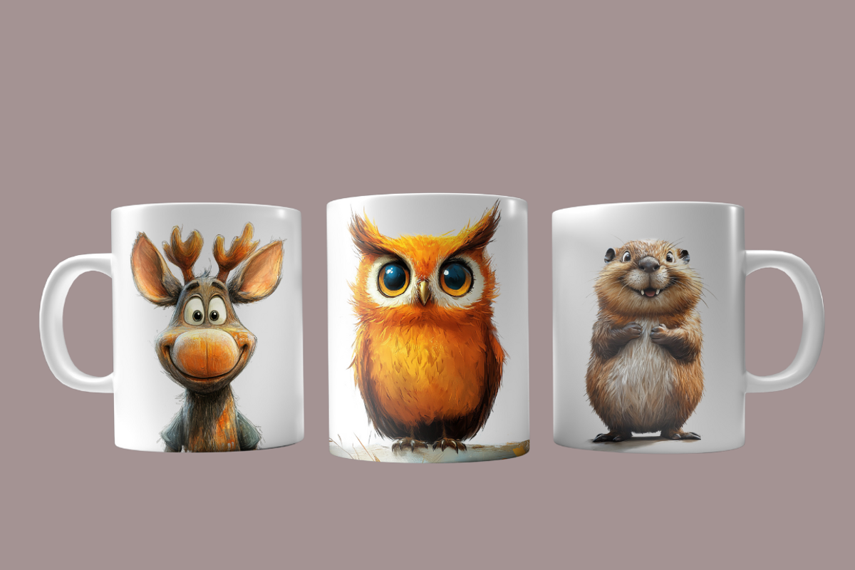 Cartoon Caricature Fall Animals