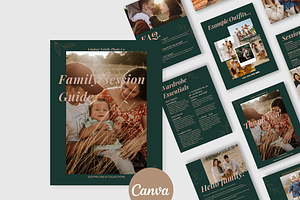 TEAL Family Session Photos Template